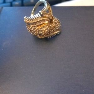 10k gold /925 diamond ring